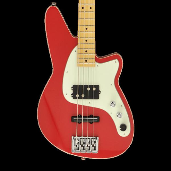 Custom Reverend Decision Bass - Party Red #1 image