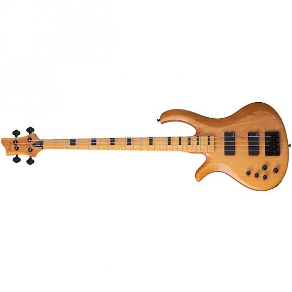 Custom Schecter Riot Session-4 Aged Natural Satin ANS LH Left Handed Electric Bass B-Stock Session-IV #1 image
