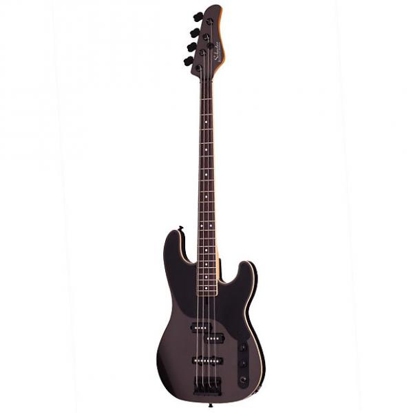 Custom Schecter Michael Anthony Electric Bass, Carbon Grey #1 image