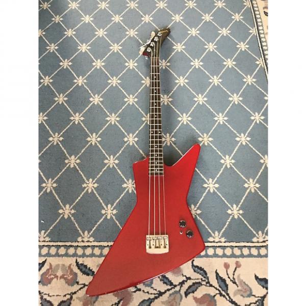 Custom Gibson Rare Prototype Explorer Bass Early 1980's Red #1 image