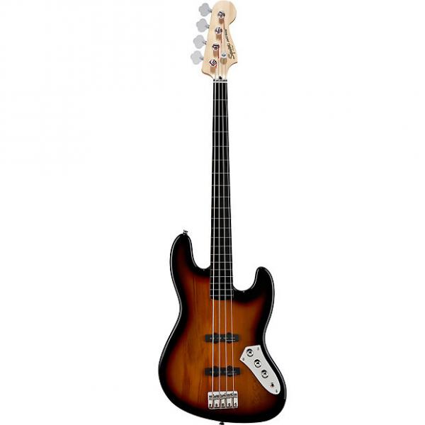 Custom Vintage Modified Jazz Bass Fretless 3-Tone Sunburst Electric Bass #1 image