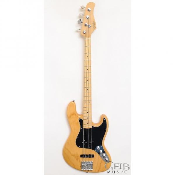 Custom Suhr FSR Classic J Swamp Ash Electric Bass in Natural With Case #1 image
