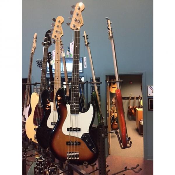 Custom Fender Standard Jazz Bass [DISPLAY MODEL] Electric Bass with Single-Coil Pickups in Brown Sunburst #1 image