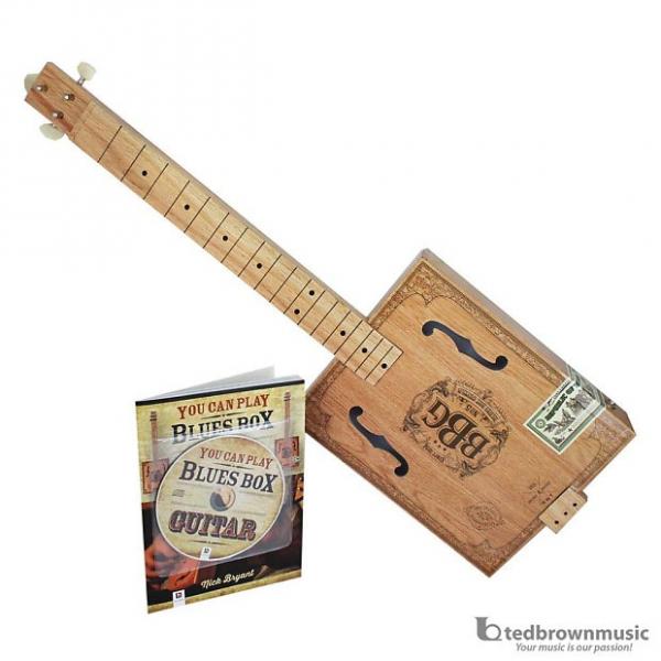Custom Hinkler  Electric Blues Box Slide Guitar Kit - Includes Cigar Box Guitar, Blues Slide, Book, and CD #1 image