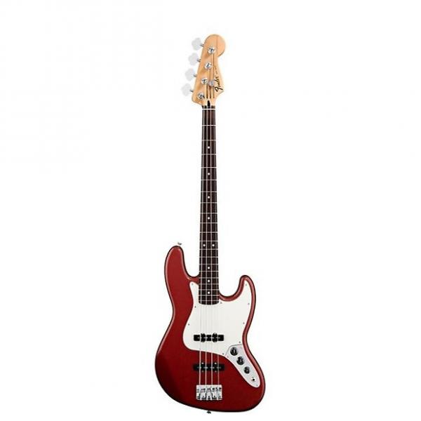Custom Fender Standard Jazz Bass [DISPLAY MODEL] Bass Guitar, Candy Apple Red Finish #1 image
