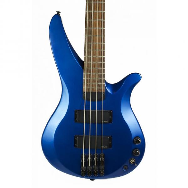 Custom Yamaha RBX774 Flat Blue 4 String Electric Bass #1 image