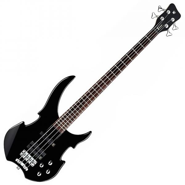 Custom Warwick Rockbass Vampyre 4-String Bass - Black HP #1 image