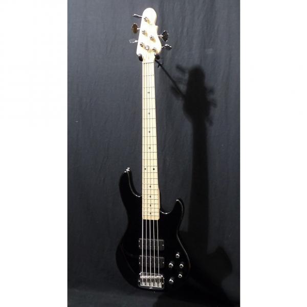 Custom G&amp;L Tribute M2500 Electric Bass Guitar in Black &amp; Gig Bag #6867 #1 image