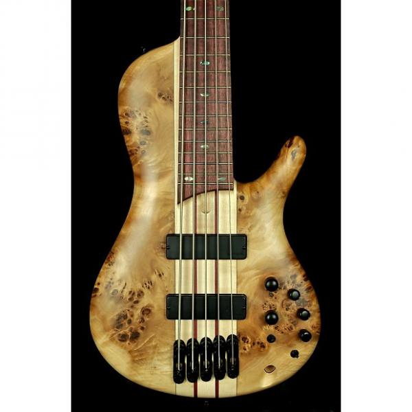Custom New! Ibanez SRSC805 Cerro Single Cut Neck-Thru 5-String Bass - Natural Flat #1 image