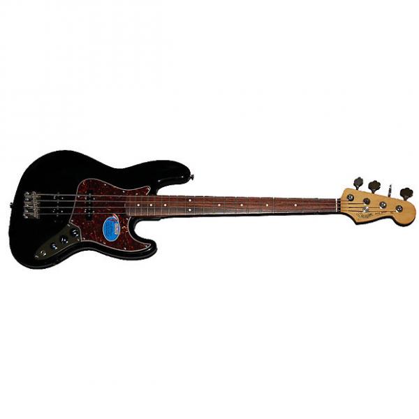 Custom Fender 60s Jazz Bass Guitar Rosewood Fretboard with Gig Bag Black #1 image