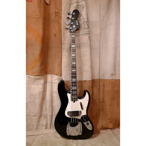 Custom Electra Jazz Bass 1970's Black #1 image