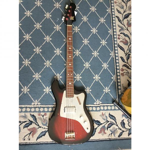 Custom Kent Bass 1960's Cherry Burst #1 image