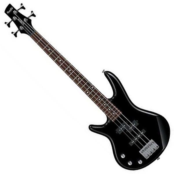 Custom Ibanez GSRM20L Mikro Left-Handed 4-String Short Scale Bass Guitar - Black #1 image