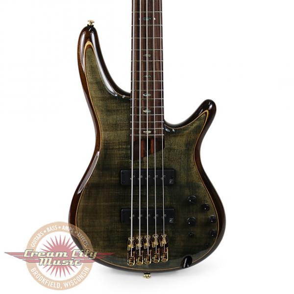 Custom Brand New Ibanez SR1405E Premium Series 5-String Electric Bass in Transparent Grey Black #1 image