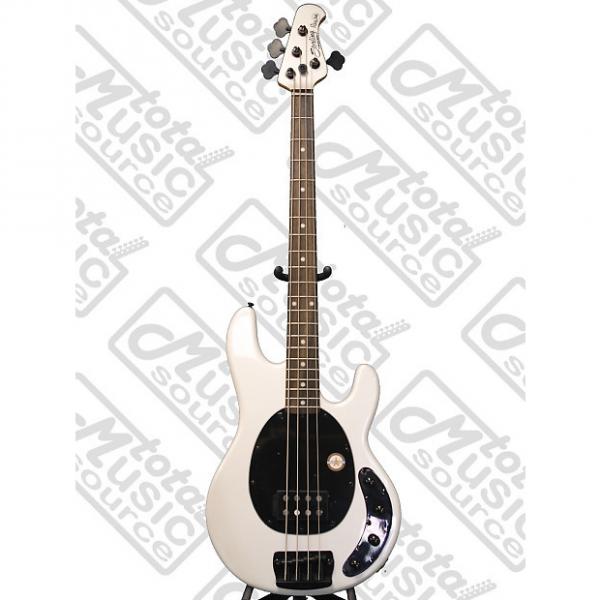 Custom Sterling by Music Man RAY34 Pearl White Bass w/ Gig Bag, Swamp Ash Body, RAY34-PWH/R #1 image