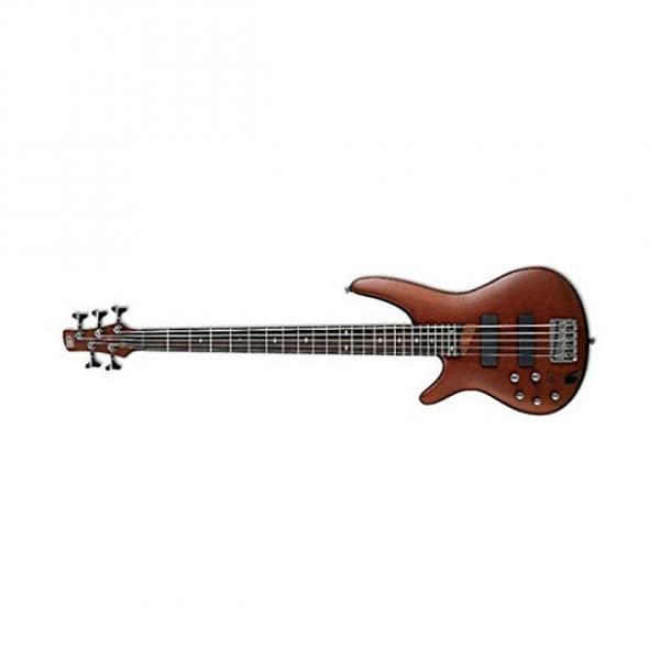 Custom Ibanez SR505BML Left-Handed 5-String Electric Bass Guitar - Brown #1 image