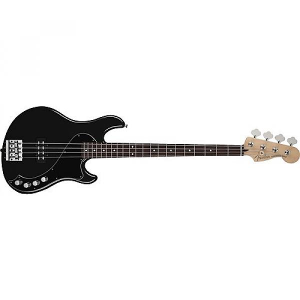 Custom Fender Deluxe Dimension Bass IV RW Black #1 image