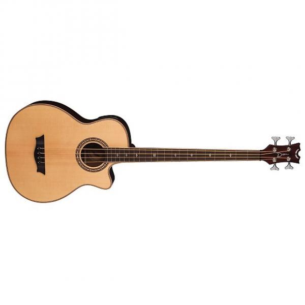 Custom DEAN Exotica Supreme Cutaway 4string acoustic electric BASS guitar Satin Natural #1 image