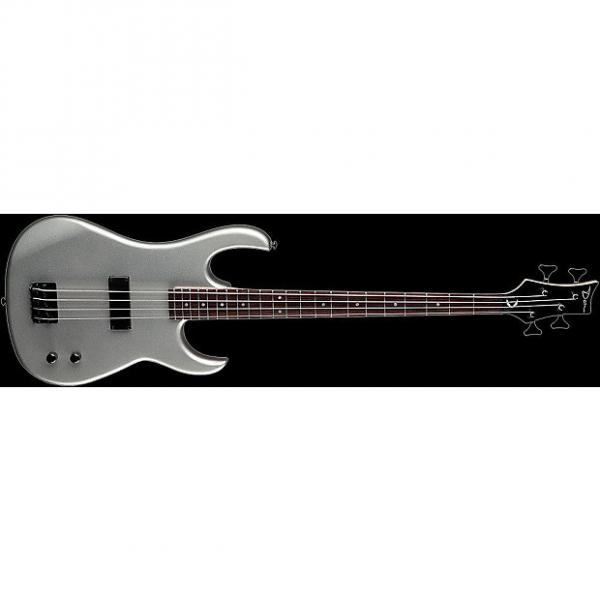 Custom DEAN Zone 4-string BASS guitar NEW Metallic Silver w/ DEAN HARD CASE - Bolt-on #1 image