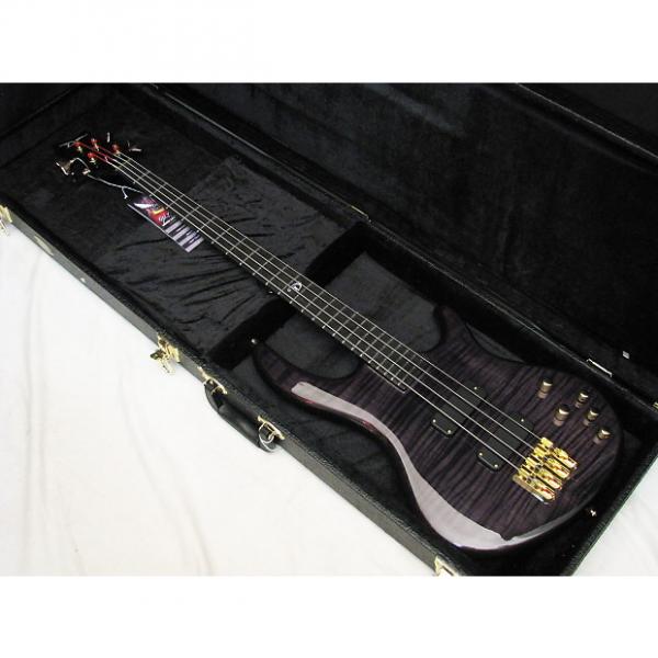 Custom DEAN Edge PRO 4-string BASS guitar NEW Trans Black w/HARD CASE - Neck-through #1 image