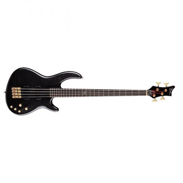 Custom DEAN Edge PRO 4-string BASS guitar NEW Trans Black - Active - Neck-through #1 image