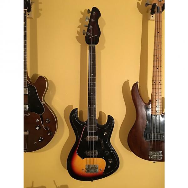 Custom 1960s National Vintage Electric Bass Guitar Sunburst German-Carve Bison Japan #1 image