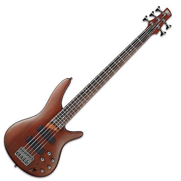 Custom Ibanez SR505 Electric 5-String Bass - Brown Mahogany #1 image