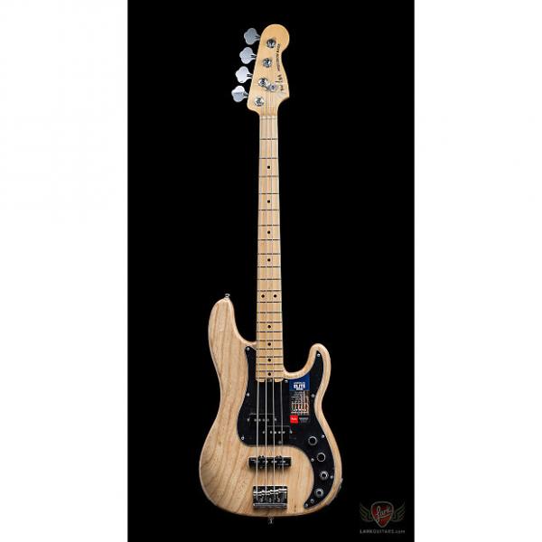 Custom Fender American Elite Precision Bass Ash MN - Natural (554) #1 image