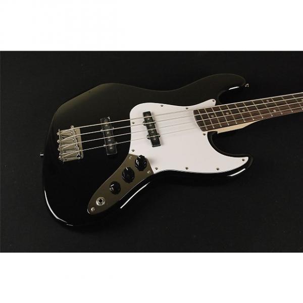 Custom Squier by Fender Affinity Jazz Bass - Black (324) #1 image