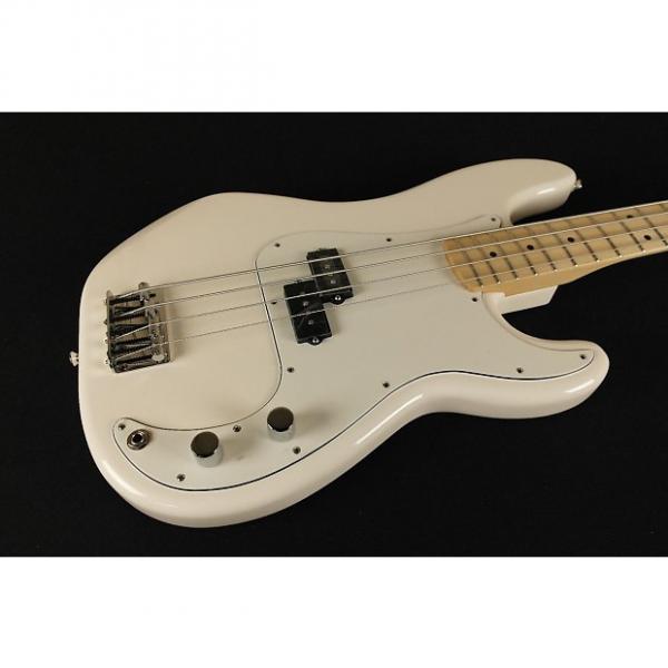 Custom Fender Standard Precision Bass Maple Fingerboard Arctic White 3-Ply Parchment Pickguard 0146102580 (291) #1 image