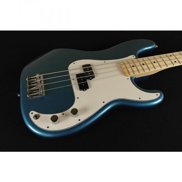 Custom Fender Standard Precision Bass Maple Fingerboard Lake Placid Blue 3-Ply Parchment Pickguard 0146102502 (247) #1 image