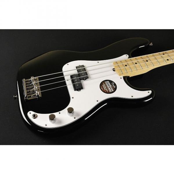 Custom Fender American Standard Precision Bass Maple Fingerboard Black 0193602706 (337) #1 image