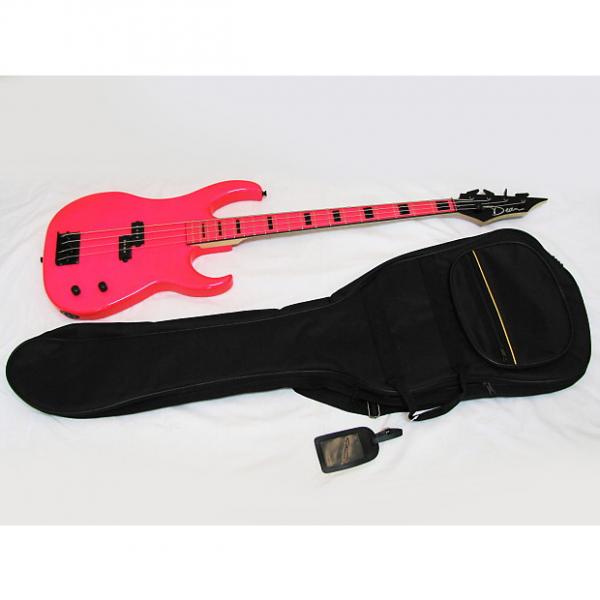 Custom DEAN Custom Zone 4-string BASS guitar in Florescent Pink w/ GIG BAG new #1 image
