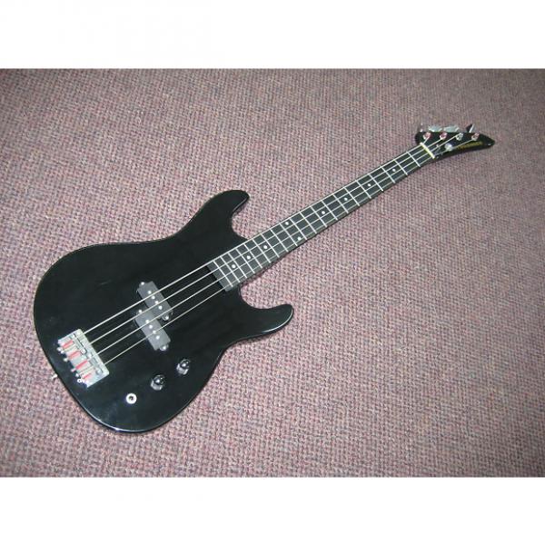 Custom Synsonic Bass guitar 4-string  1980 Black #1 image