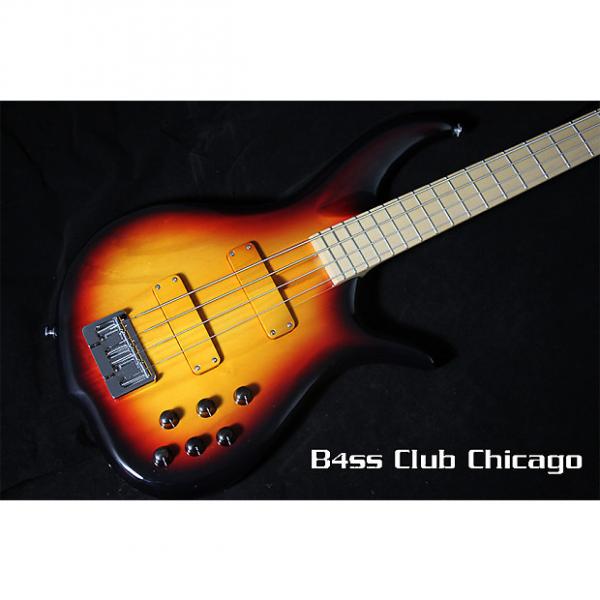 Custom F Bass  BN4 Sunburst Gloss #1 image