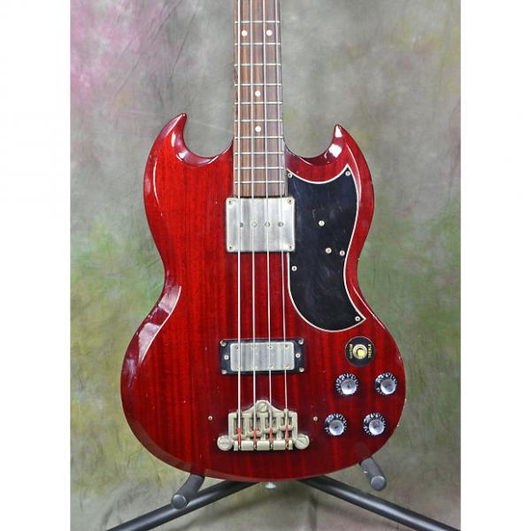Custom Late 1970's Greco EB500 EB0 SG Cherry Electric Bass Guitar #1 image