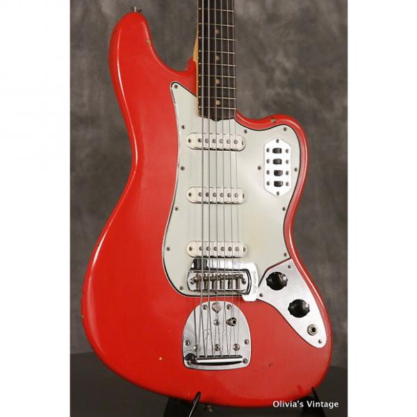 Custom RARE 1963 pre-CBS Fender BASS VI original custom color FIESTA RED!!! #1 image