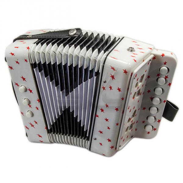 Custom SKY Accordion Star Pattern 7 Button 2 Bass Kid Music Instrument High Quality Easy to Play #1 image