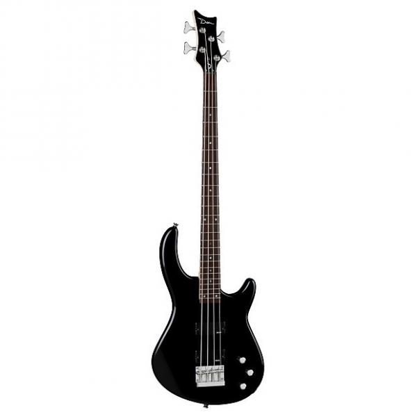 Custom Dean E1 CBK Edge 1 Electric 4-String Bass w/ Classic Black Gloss Finish &amp; Soft Bass Case #1 image