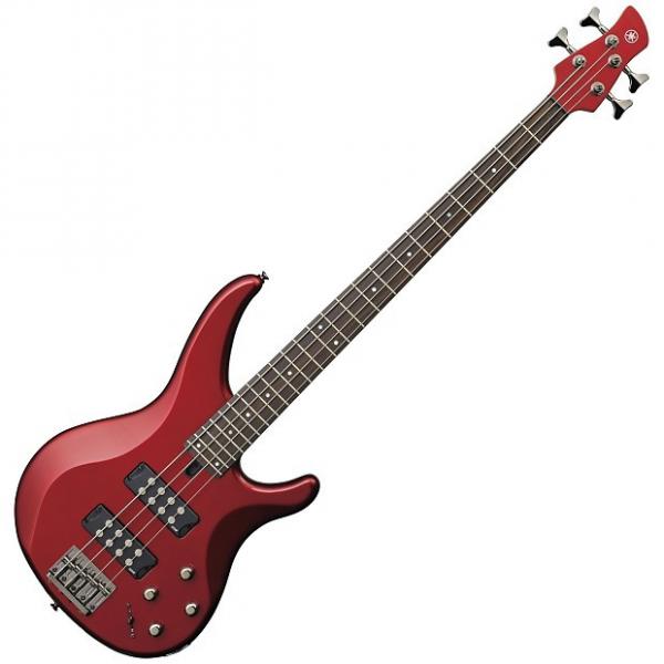 Custom Yamaha TRBX304CAR 4-String Electric Bass Candy Apple Red #1 image