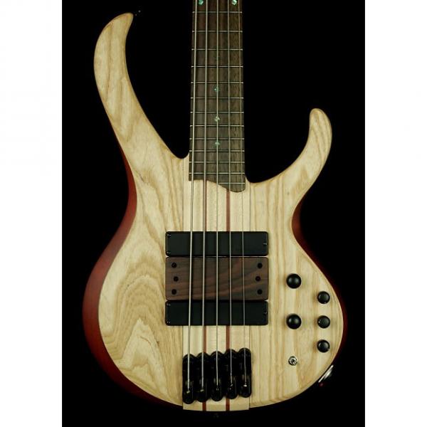 Custom New! Ibanez BTB33-NTF BTB 5-String Neck-Thru Electric Bass - Natural Flat #1 image