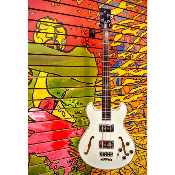 Custom Warwick RB Star Bass Maple 4 Solid Creme White #1 image