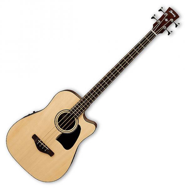 Custom Ibanez AWB50CE Artwood Acoustic-Electric Bass - Natural #1 image
