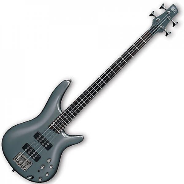 Custom Ibanez SR Series 4 String Electric Bass Guitar SR300E Metallic Gray NEW #1 image