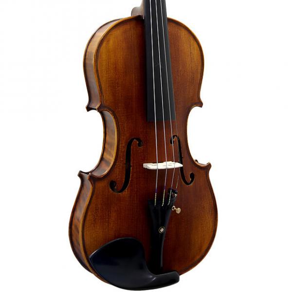 Custom Paititi 1/2 Size PTVNSH100 Premium Hand Carved Ebony Fitted Violin Outfit #1 image