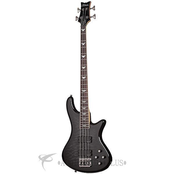 Custom Schecter Stiletto Extreme-4 Rosewood Fretboard Electric Bass See-Thru Black - 2503 - 839212001563 #1 image