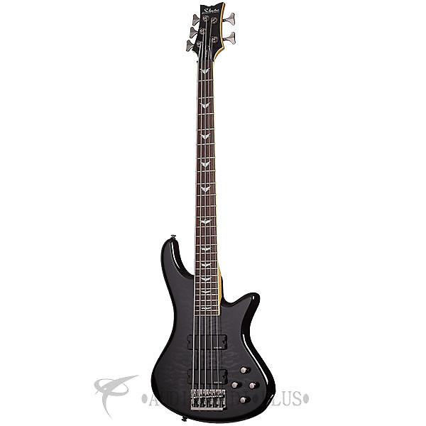 Custom Schecter Stiletto Extreme-5 Rosewood Fretboard Electric Bass See-Thru Black - 2504 - 839212001570 #1 image