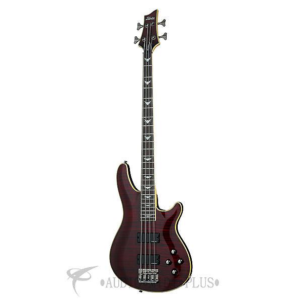 Custom Schecter Omen Extreme-4 Rosewood Fretboard Electric Bass Black Cherry - 2040 - 839212001464 #1 image