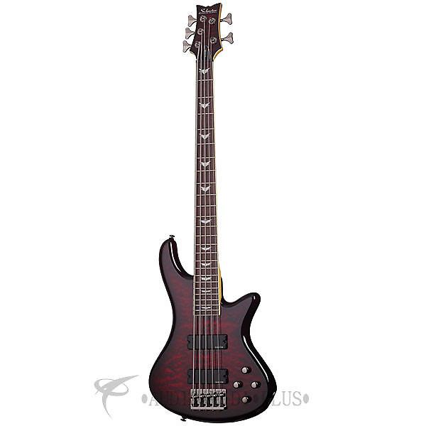 Custom Schecter Stiletto Extreme-5 Rosewood Fretboard Electric Bass Black Cherry - 2502 - 839212001556 #1 image