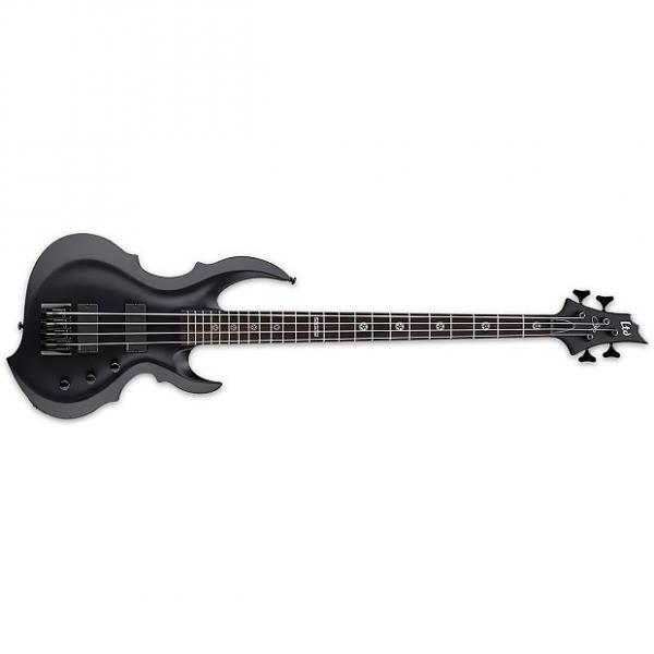 Custom ESP LTD TA-604 FRX BLKS 4-String Tom Araya Signature Electric Bass Guitar - Black Satin Finish (LTA604FRXBLKS) #1 image